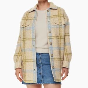 Aritzia Wilfred Free The Ganna™ Shirt Jacket in Marcel Lt Brc/ Azrn Bl |Size S
